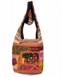 Bag Shoulder Ethnic Rajasthan India HKIBAG1064 (Multicolored) 