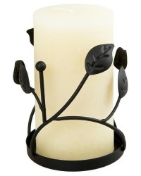 HKI Handcrafted Pillar Candle Holder 