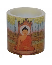 HKI Handcrafted Shell Candle - Buddha