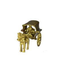 Brass Horse Cart HKIBH4013