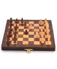 Wooden Chess Board Handicraft  Brown HKICHESS1061
