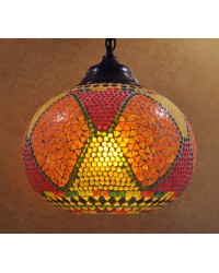 Glass Hanging Lamps Motley Color HKIGH3209