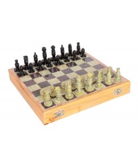 Marble Chess Set 10x10" Hand Crafted Pawns (Delivery < 14 Days)