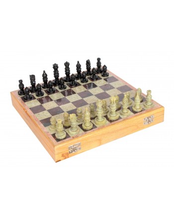 Marble Chess Set 10x10" Hand Crafted Pawns (Delivery < 14 Days)