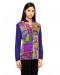 MANSA PURPLE PRINTED GEORGETTE SHIRT MANSA RG1021