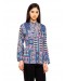 MANSA BLUE PRINTED COTTON SHIRT MANSA RG1022