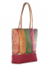 Bag Ethnic Banaras Ladies Jhola Bag - Jute/Cotton Blended Fabric HKIBAG1008