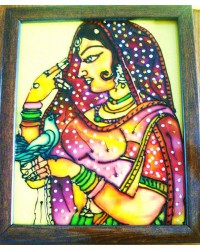 Madhubani Painting Rural India Woman