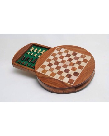 Wooden Chess - Magnetic Round